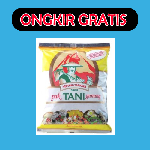 

kHUSUS INSTANT ONGKIR GRATIS 1 DUS CAP PAK TANI GUNUNG 20PCS 500GRAM/PACK