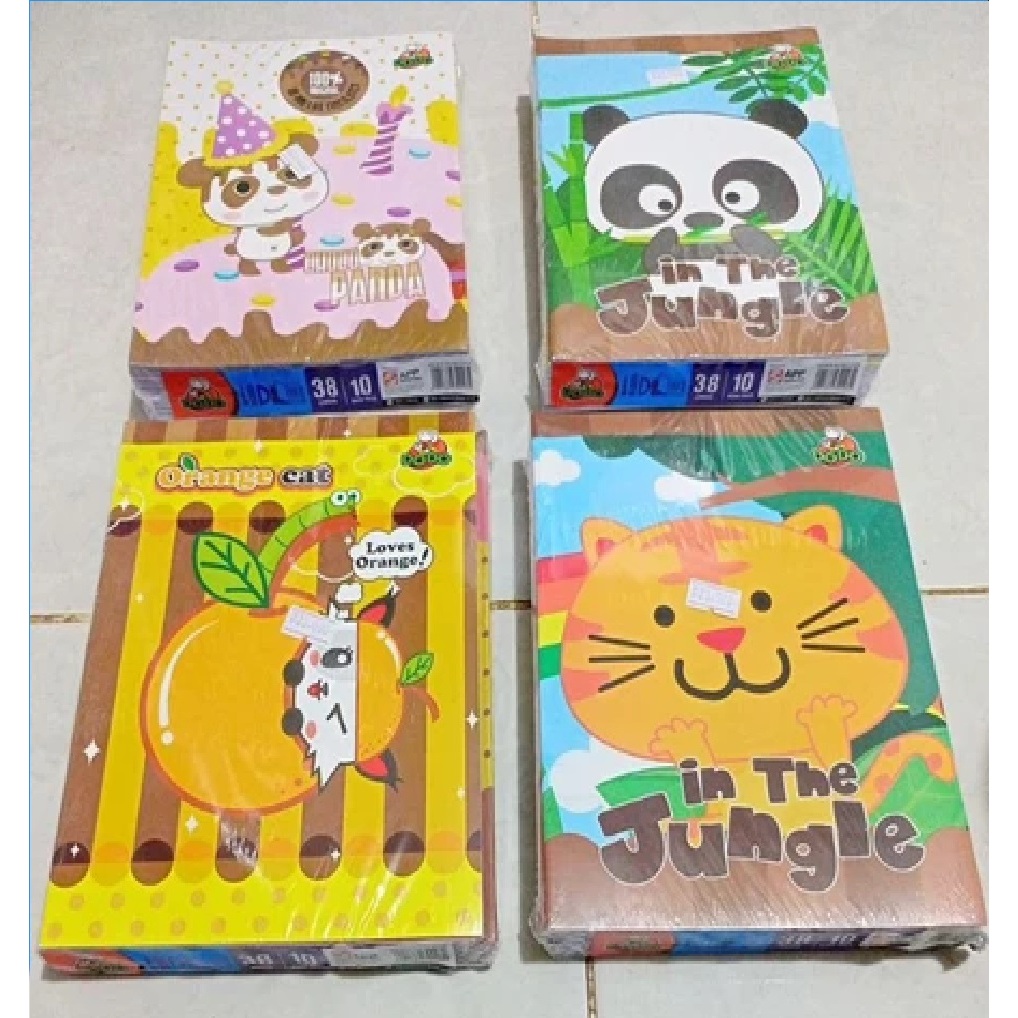 

Buku Tulis / Pack ( 38 lembar, isi 10 Buku ) Dodo