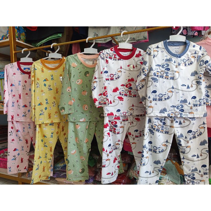 Setelan Kaos / Baju Tidur / Piyama Kaos anak EX Display