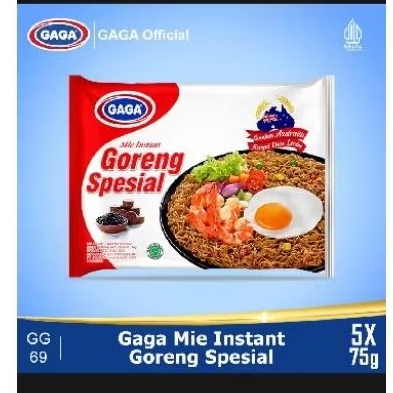 

GAGA Mie Goreng Instan Special 75g x 5 pcs