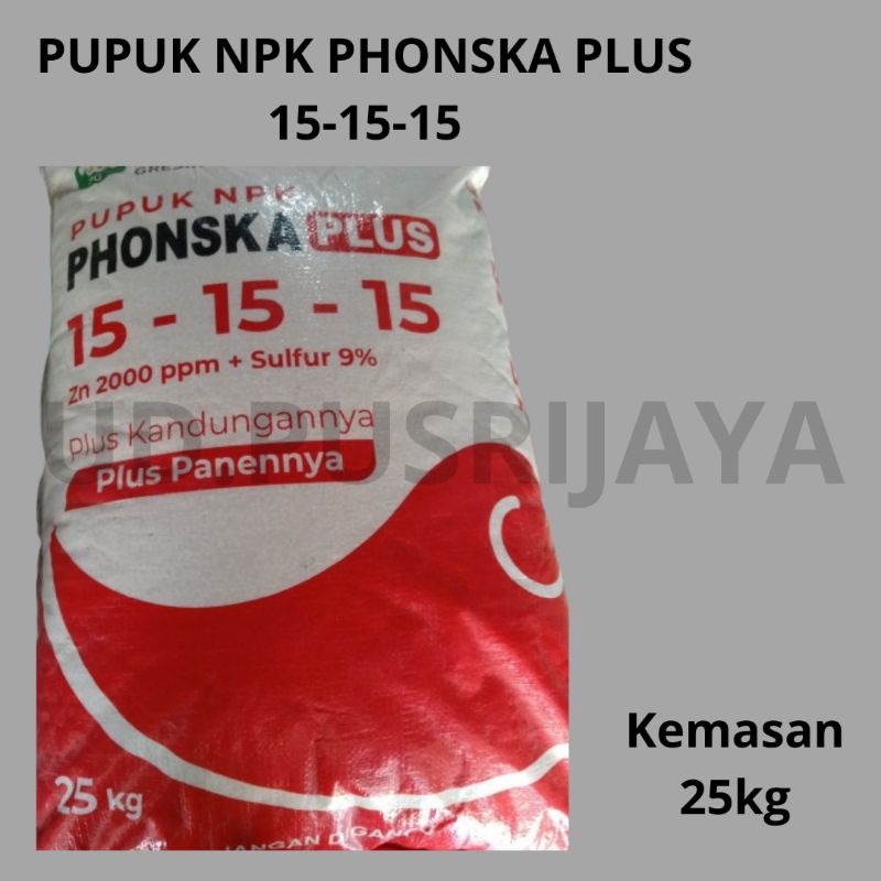 PUPUK NPK PHONSKA PLUS 15-15-15 Kemasan 25kg