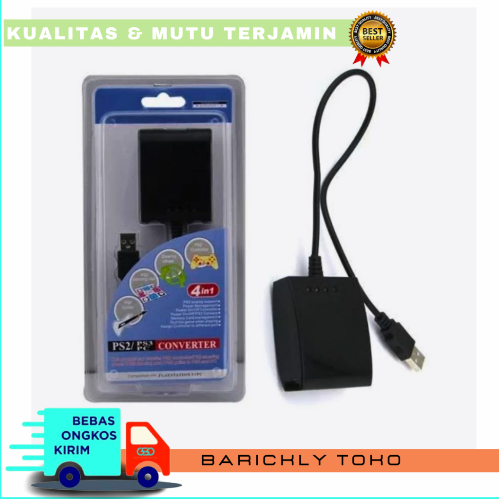 CONVERTER 4IN1 / CONVERTER STIK PS2 TO PS3 4IN1 / CONVERTER STICK PS2 4IN1