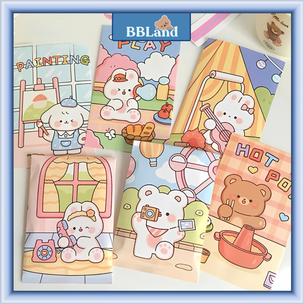 

Amplop Packing Per Lembar Design Cartoon Paperbag Kertas Serbaguna Lucu ST04