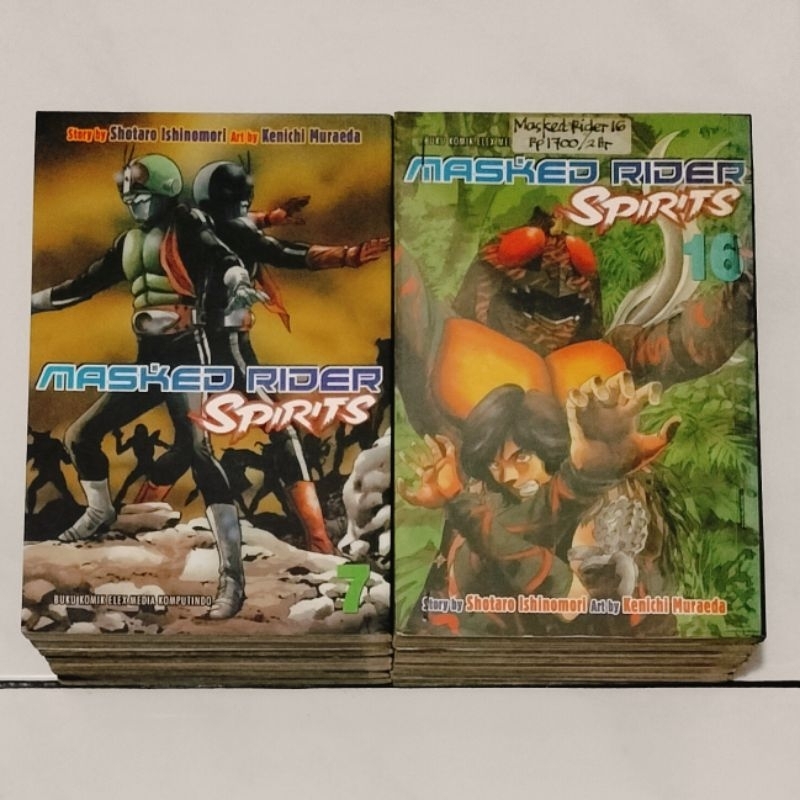 Komik MASKED RIDER SPIRITS 1-16 Lengkap Kamen Rider