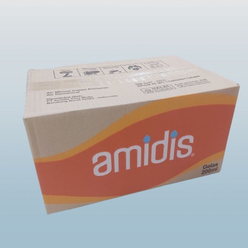

Amidis Air Minum Destilasi Gelas (48 pcs x 200ml)