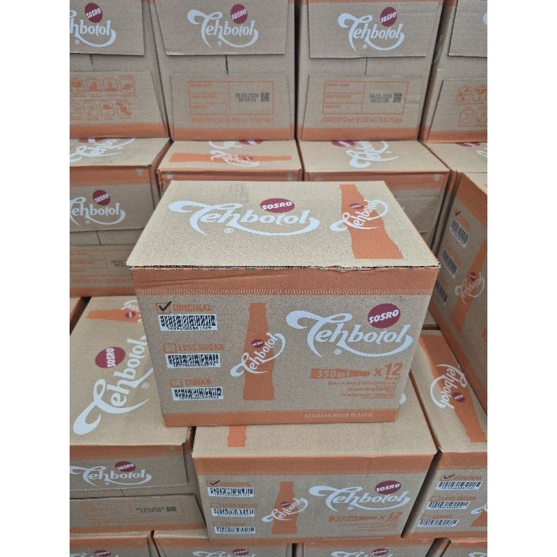 

TEH BOTOL SOSRO 350ml 1 KARTON ISI 12 PCS