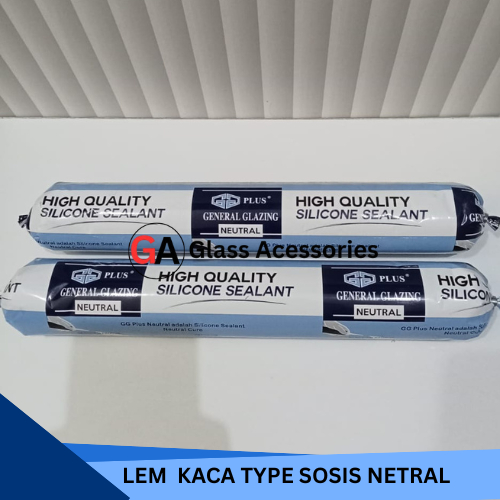 lem kaca Silicone Sosis GENERAL GLAZING NETRAL
