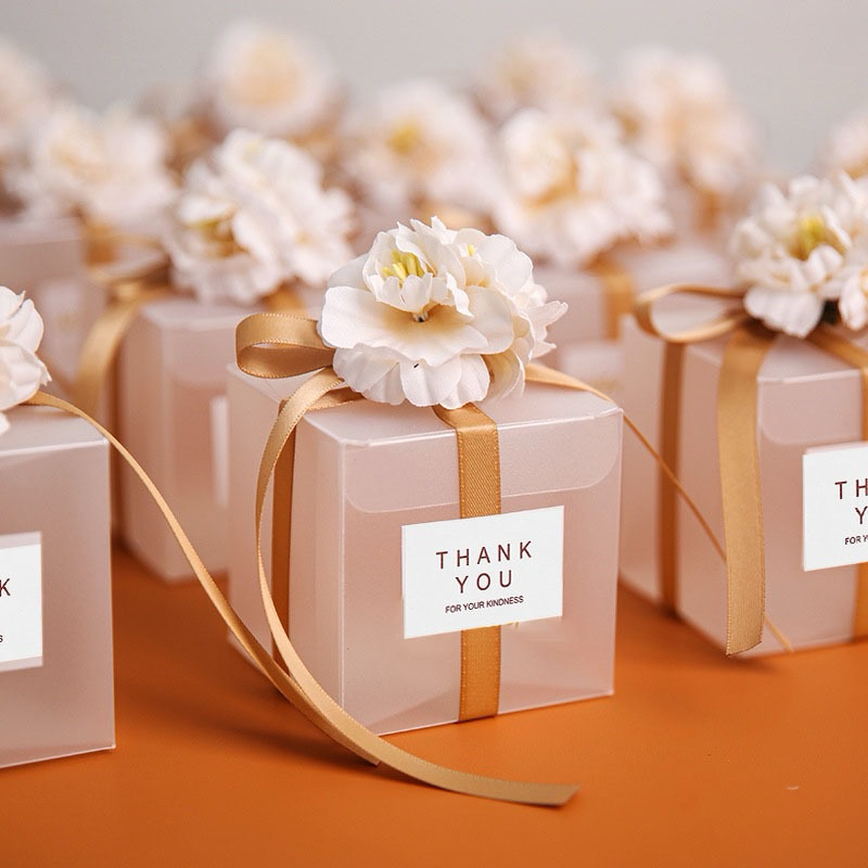 

XTH002 - kotak hadiah persegi mini bunga - souvenir box - kotak hampers sangjit / wedding / ulangtahun - giftbox