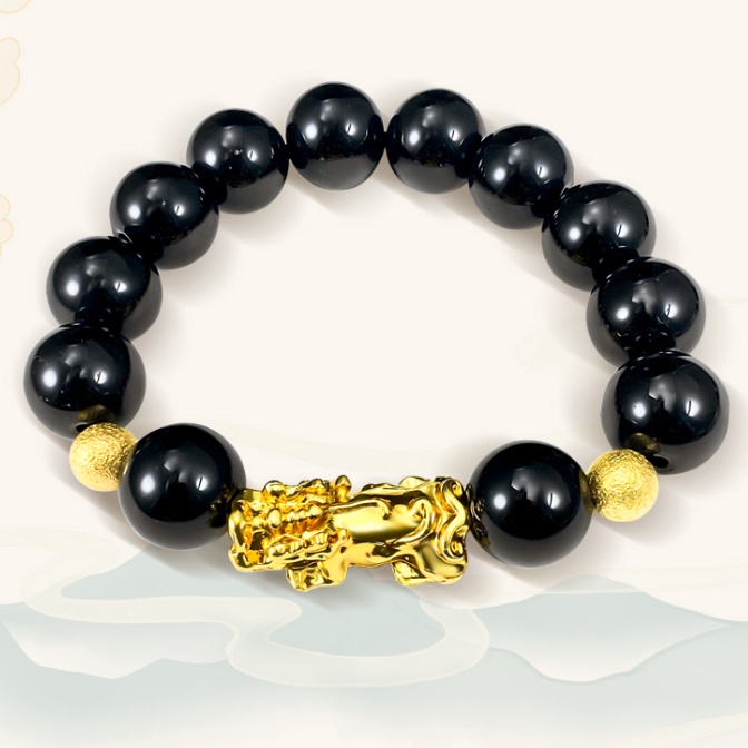 55HARGA SPESIAL OLEVS Gelang Pria Beruntung Alami Bracelet Perhiasan PIXIU