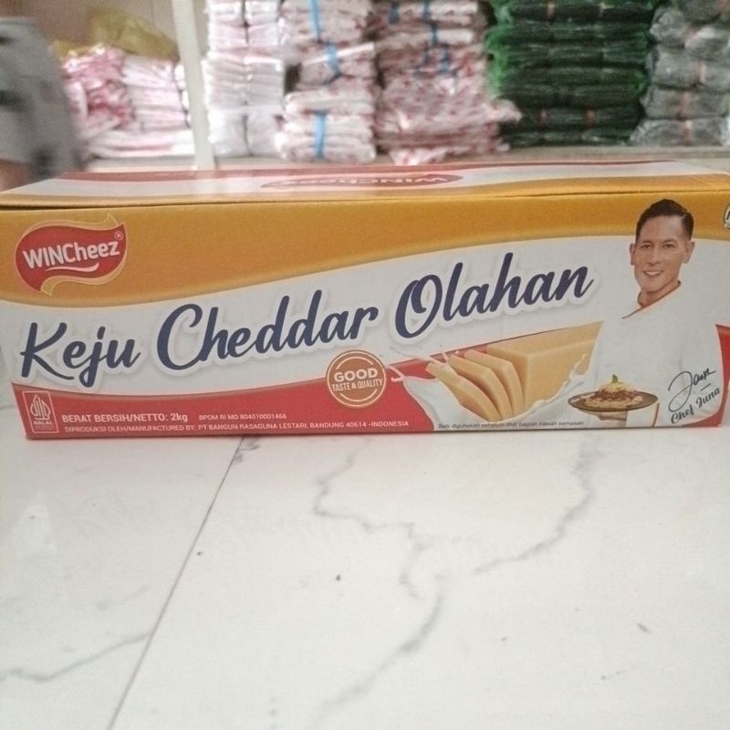 

keju wincheez Cheddar kemasan 2kg