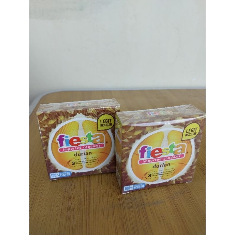 Kondom Fiesta Durian isi 3 pcs
