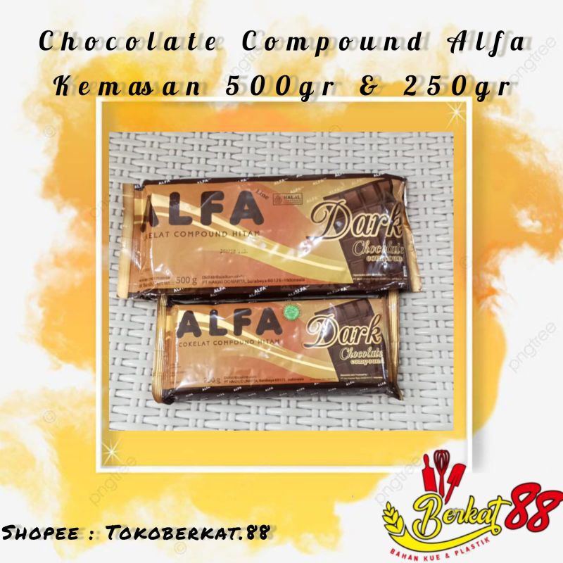 

CHOCOLAT COMPOUND ALFA KEMASAN 500GR & 250GR