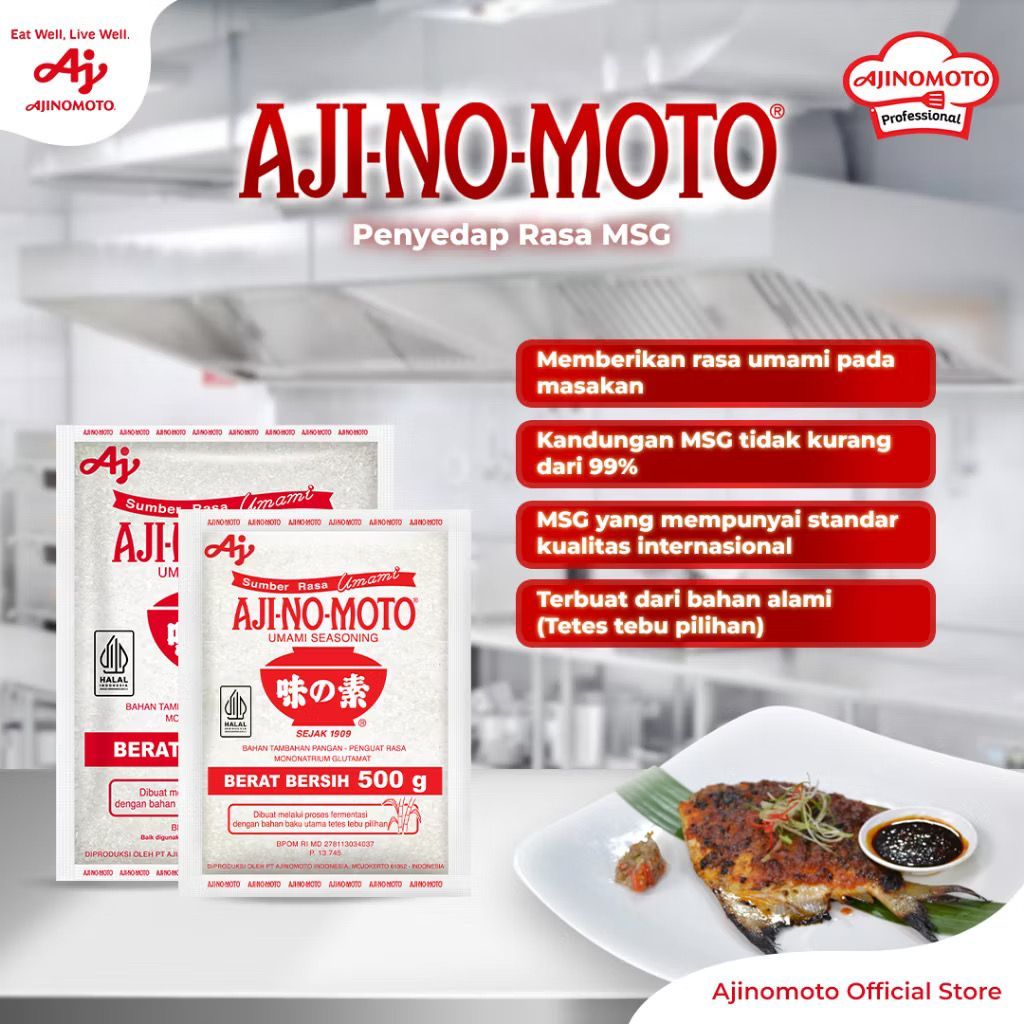 

AJI-NO-MOTO Penyedap Rasa MSG Ajinomoto 500g