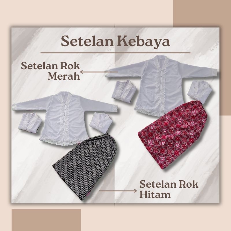 BAJU SETELAN KEBAYA ANAK TK & SD TERMURAH BAJU SETELAN KEBAYA ANAK & TANGGUNG BAJU TRADISIONAL KHAS 
