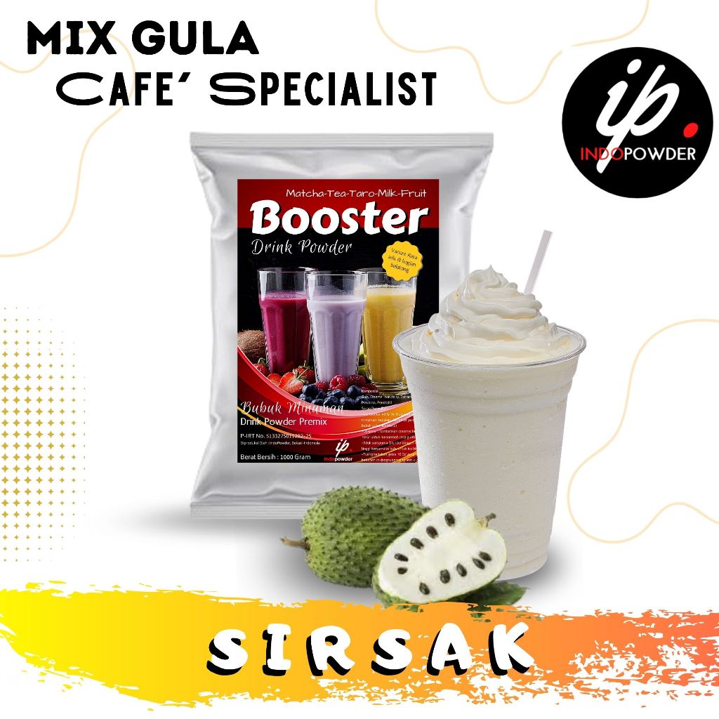 

IP Kendal - Bubuk Minuman Rasa SIRSAK 1Kg Untuk Cafe, Resto & Usaha Minuman
