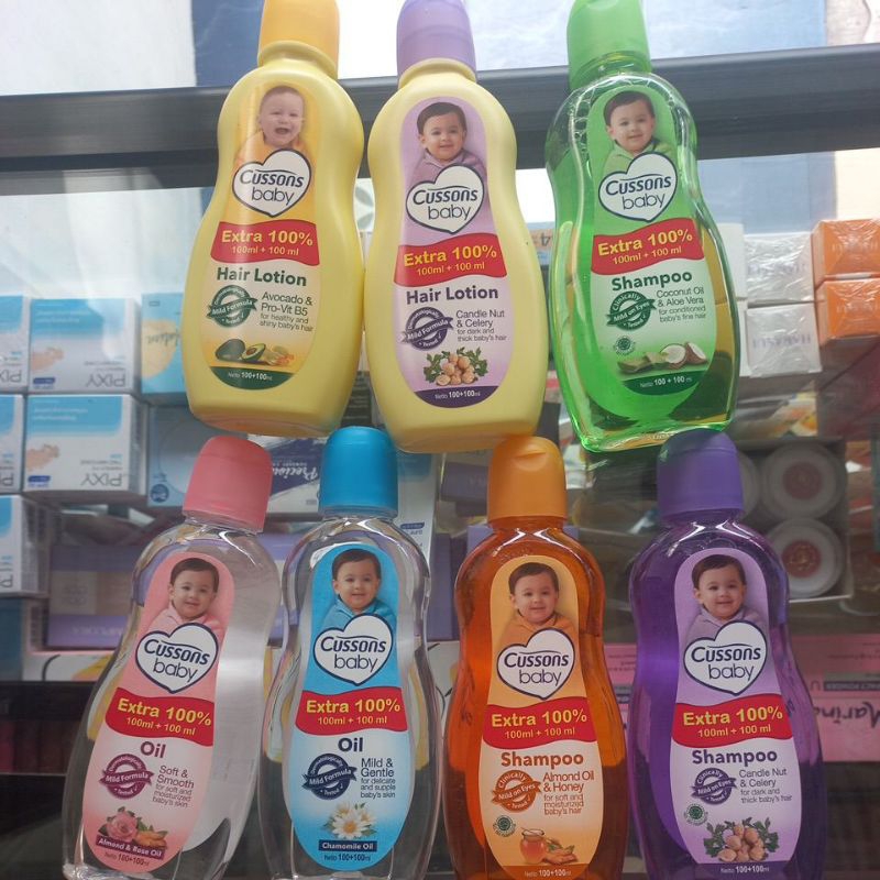 cussons  hair lotion ,shampo ,oil 200ml