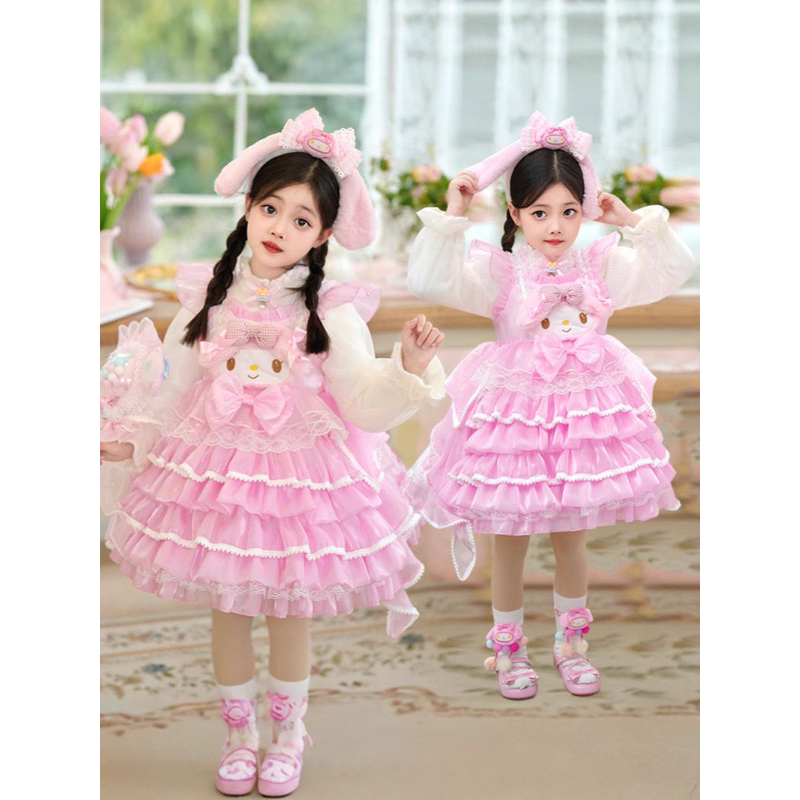 MELODY LAYER DRESS sanrio dress anak melodi BIRTHDAY DRESS MELODY BAJU ULANG TAHUN ANAK BAJU PESTA