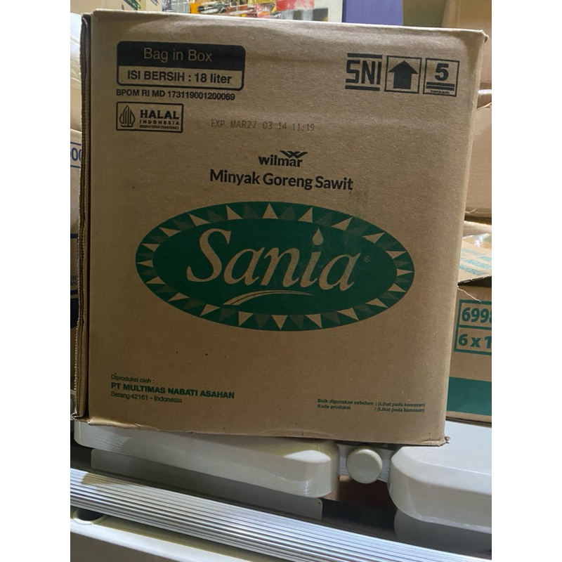 

Sania minyak goreng 18Ltr
