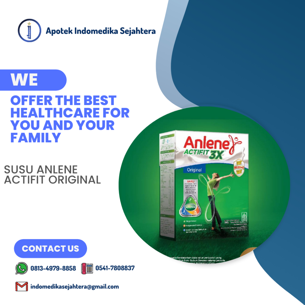 

SUSU ANLENE ACTIFIT 3X ORIGINAL / KEMASAN 580GRAM / SUSU BUBUK TINNGI KALSIUM DEWASA