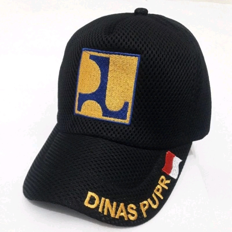 topi dinas pupr / topi dinas pekerjaan umum dan penataan ruang full bordir