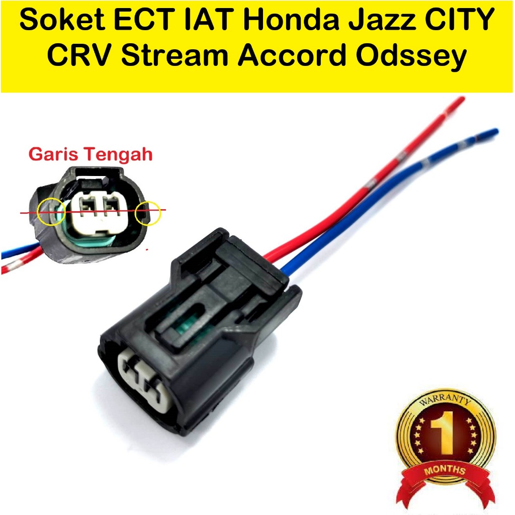 Soket Sensor ECT Honda Jazz CITY Accord Stream Odyssey Civic Iat Socket
