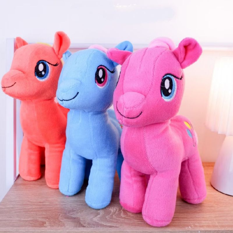BONEKA Kuda Poni XL Besar Lucu Lembut Mainan Anak Cowok Cewek Halus Non Alergi Hadiah Spesial