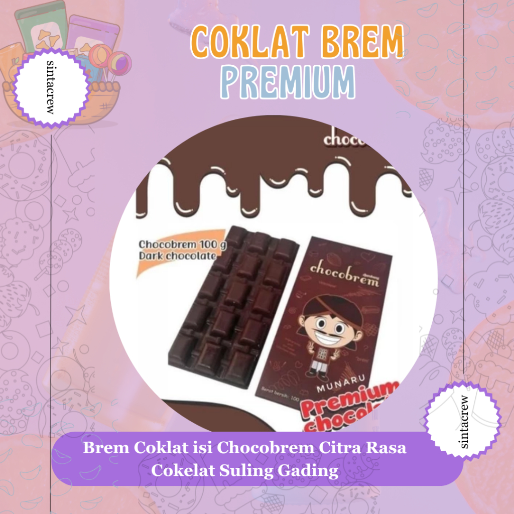 

Brem Coklat isi Chocobrem Citra Rasa Cokelat Suling Gading