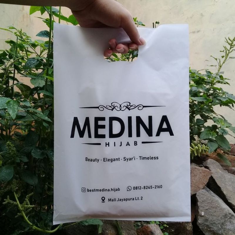 Plastik Packaging PE plong PE plong gunung Plastik sablon Custom desain