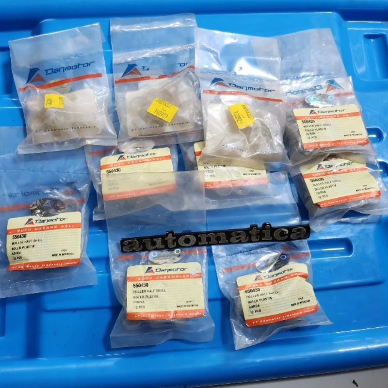 Plastik Roller Set Bening Vespa CORSA NOS