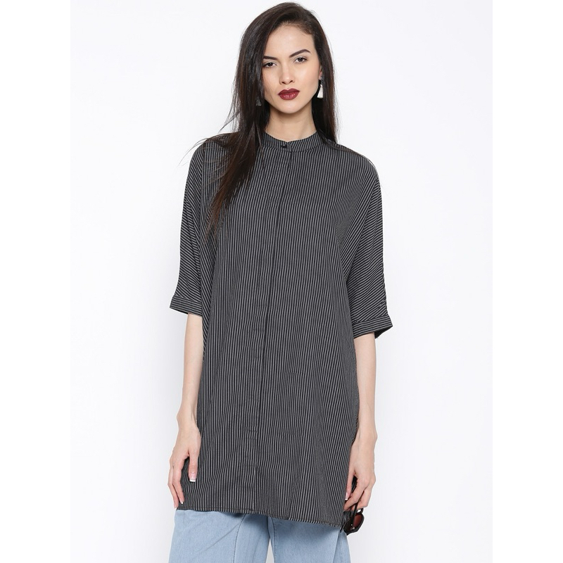 PL Zara Basic Stripe Oversize Shirt