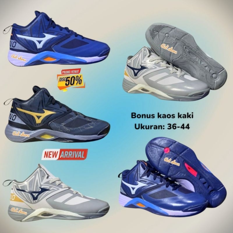 Sepatu Mizuno wave Momentum 2 sepatu Mizuno wlz 6 sepatu volly Mizuno sepatu voli mizuno sepatu voly