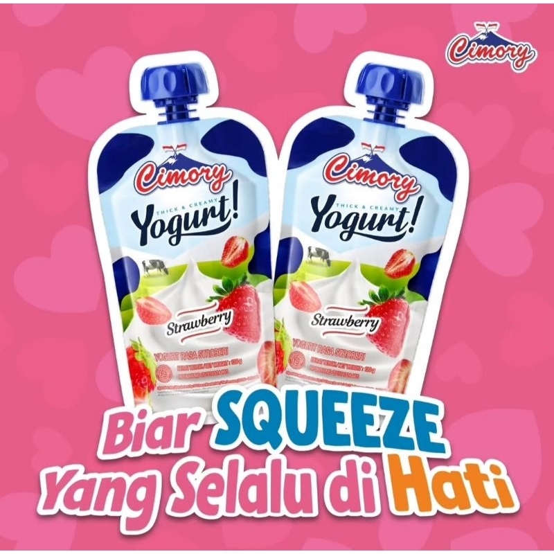 

Cimory Yogurt Squeeze Strawberry 120gr