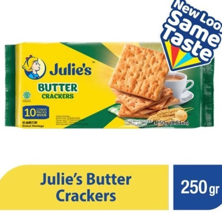 Julie's Butter Crackers / Biskuit Julie / Biskuit Mentega Julies / Julies Butter 250gr