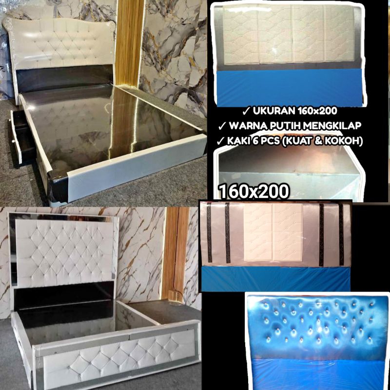 DIVAN SANDARAN TEMPAT TIDUR 180x200 160x200 140x200 / DIPAN TEMPAT TIDUR NO 1 2 3 4 SINGLE / DIVAN K