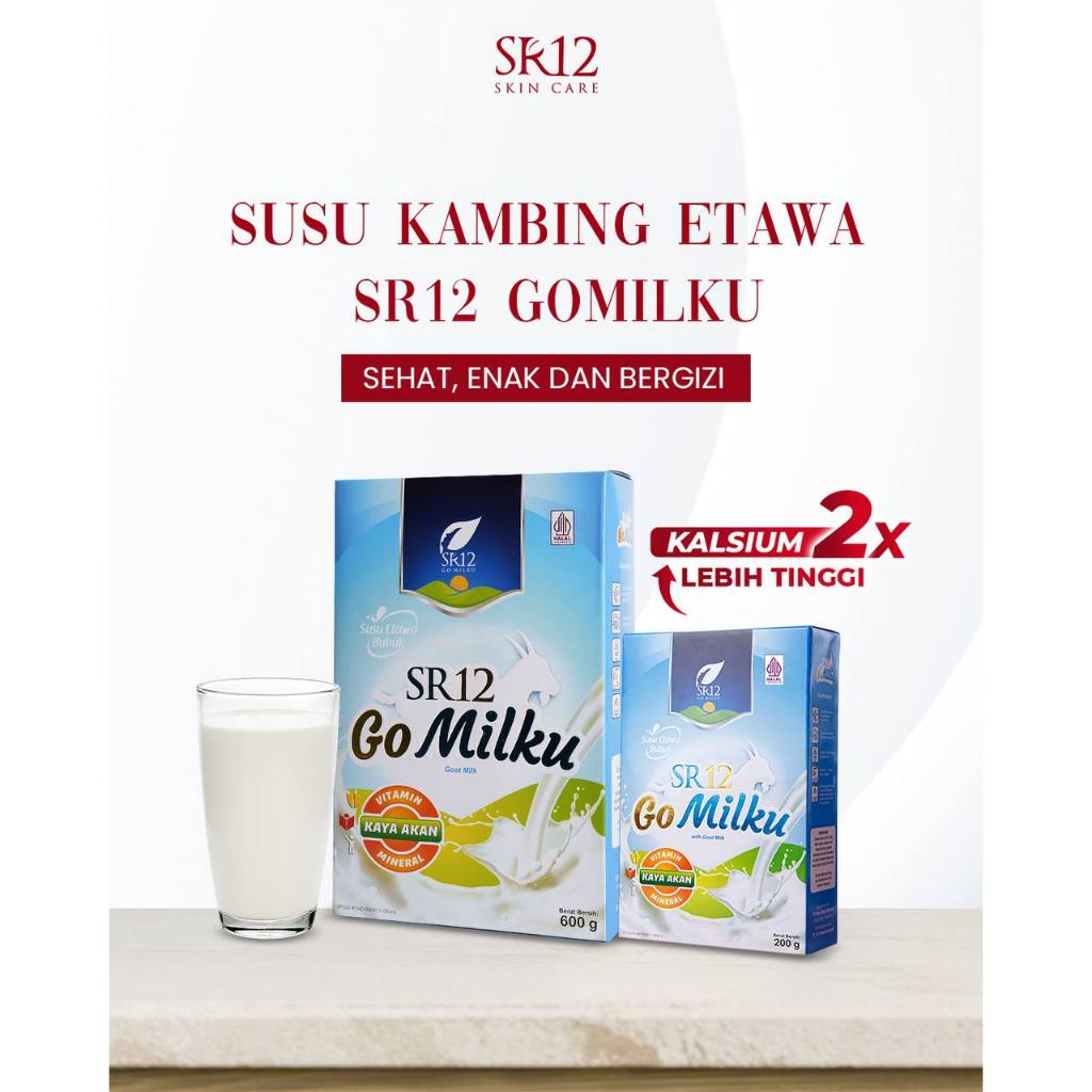 

Gomilku SR12 Susu Kambing Etawa Rasa Original Halal BPOM untuk Anak & Dewasa