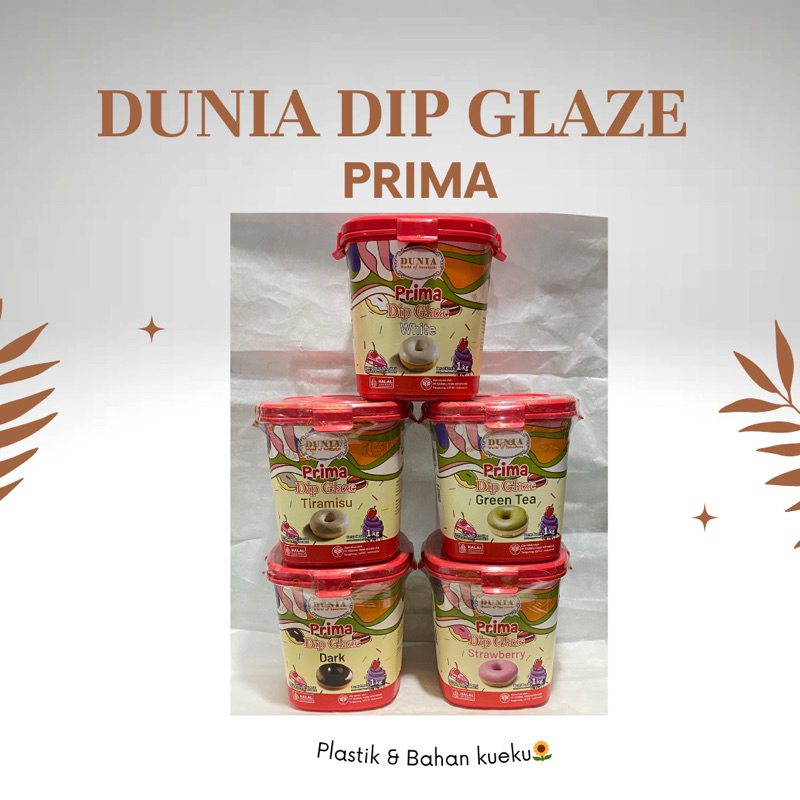

Dunia Dip Glaze Prima 1kg/Dunia Glaze Tiramisu/Dunia Glaze Greantea/Dunia Glaze Coklat/Dunia Glaze whaite,vanilla/Dunia Glaze Taro/Dunia Glaze Strawbery