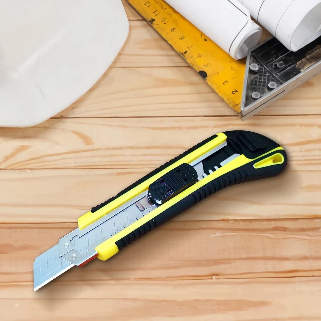 

PISAU CUTTER GRIP KARET cutter knife cutter rubber grip cutter acrylic cutter serbaguna