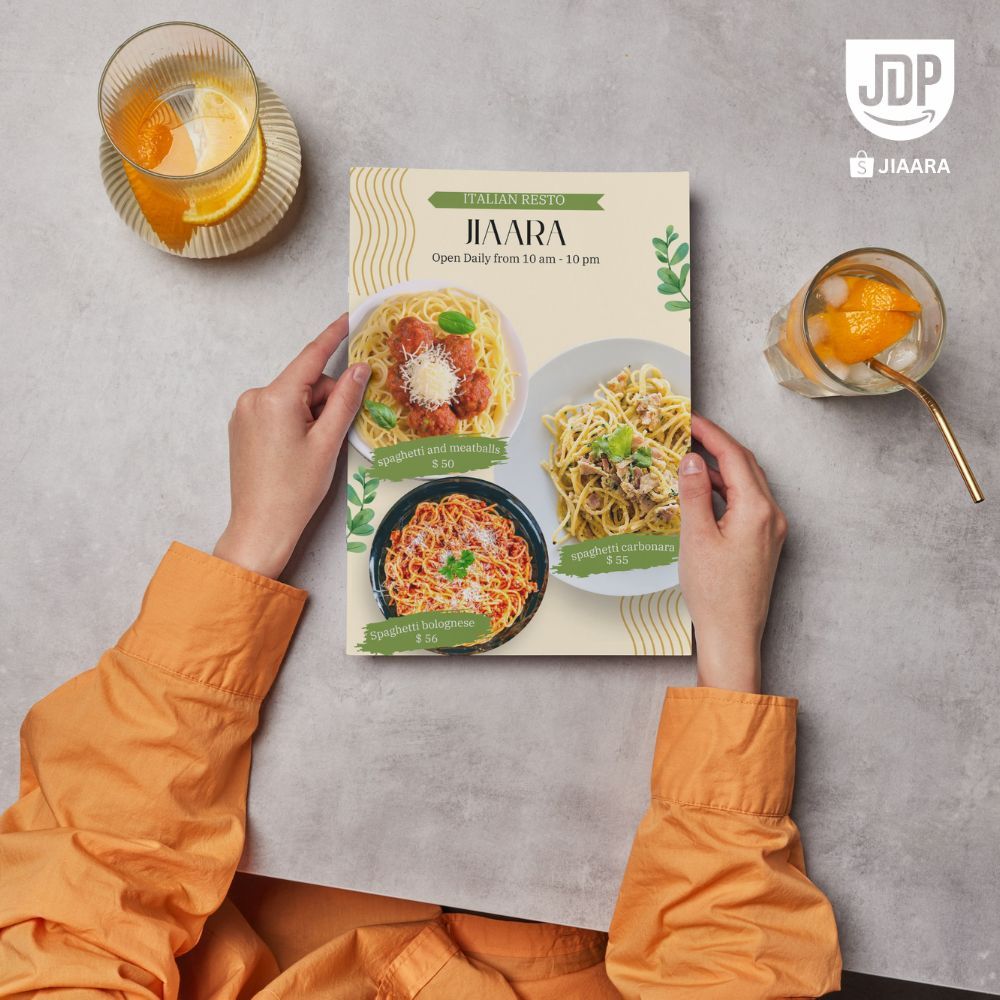 

[JIAARA] Custom Menu + Laminating