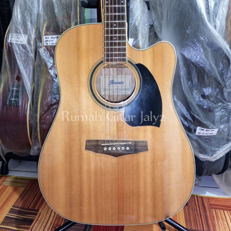 Gitar second Ibanez PF15 ECE NT original akustik elektrik