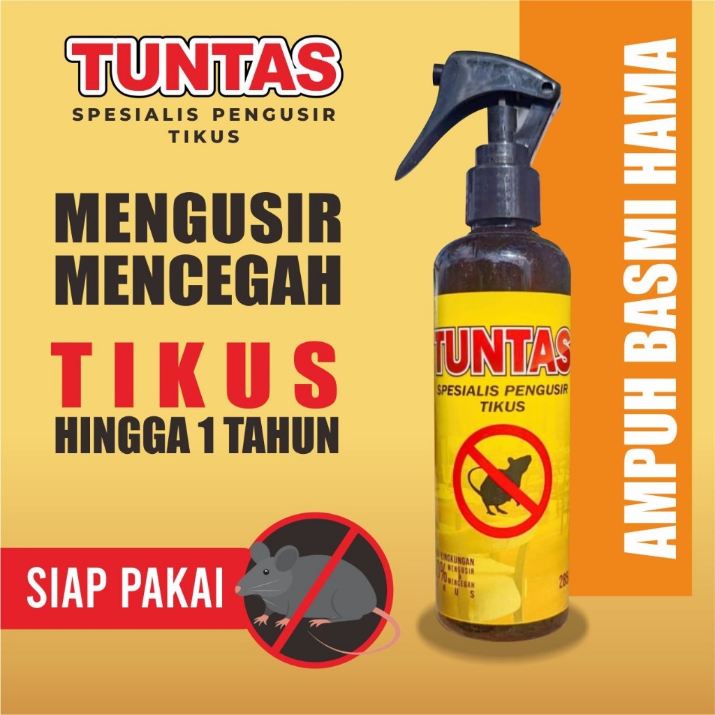 Tuntas Semprotan Pengusir Tikus Cairan Pembasmi Tikus Racun Tikus Obat Pengusir Anti Tikus Disinfect