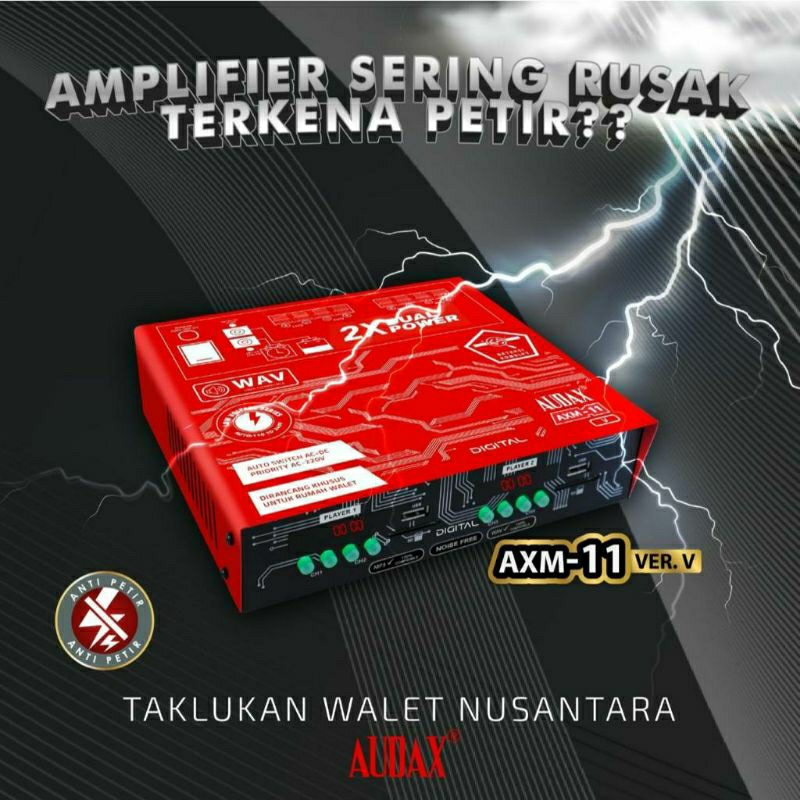 AMPLI WALET AUDAX AXM-11