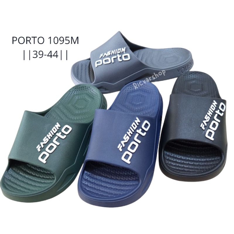 Sandal Slop PORTO 1095M/Sandal Slop Pria/Sandal Karet Pria/Sandal Slop Karet Pria/Sandal Pria/Sandal