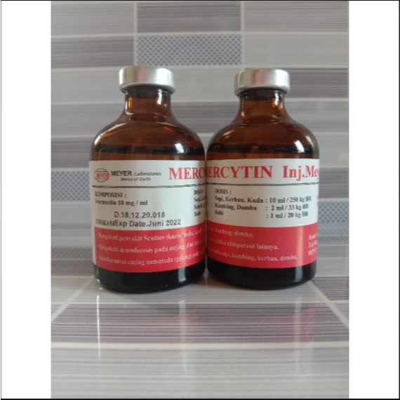 MERCYTIN inj meyer 50ml - Obat scabies/Gudik/Kuris/gatal PALING AMPUH