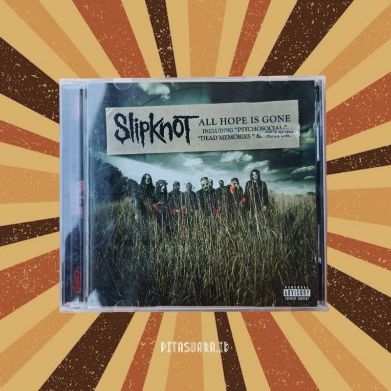 KASET CD ORIGINAL SLIPKNOT ALL HOPE IS GONE