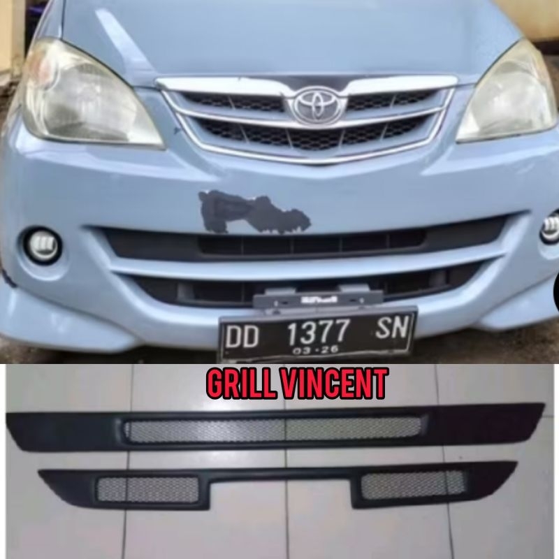 Pengaman Grill radiator Avanza Xenia vvti type S 2007-2011