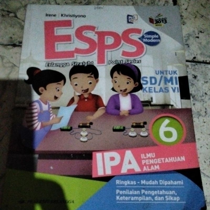 Buku Esps IPA 6 SD revisi