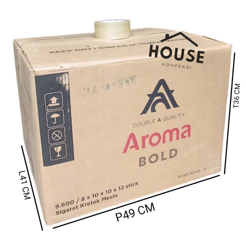 

KARDUS UKURAN T 36xL41XP49 BEKAS MASIH 95% MULUS