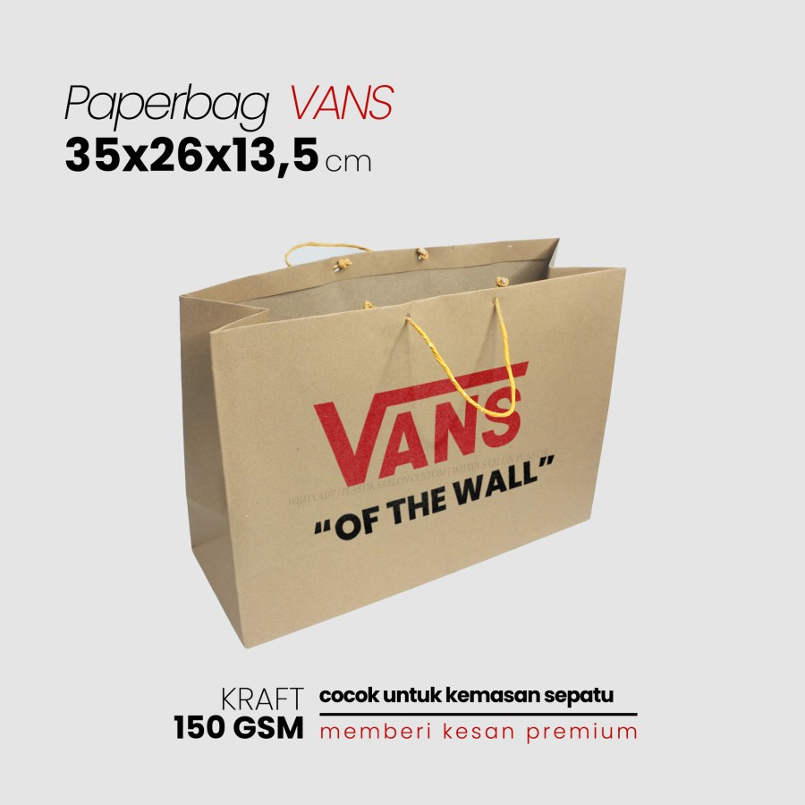 

Paperbag v4ns gift box untuk packing kado sablon custom