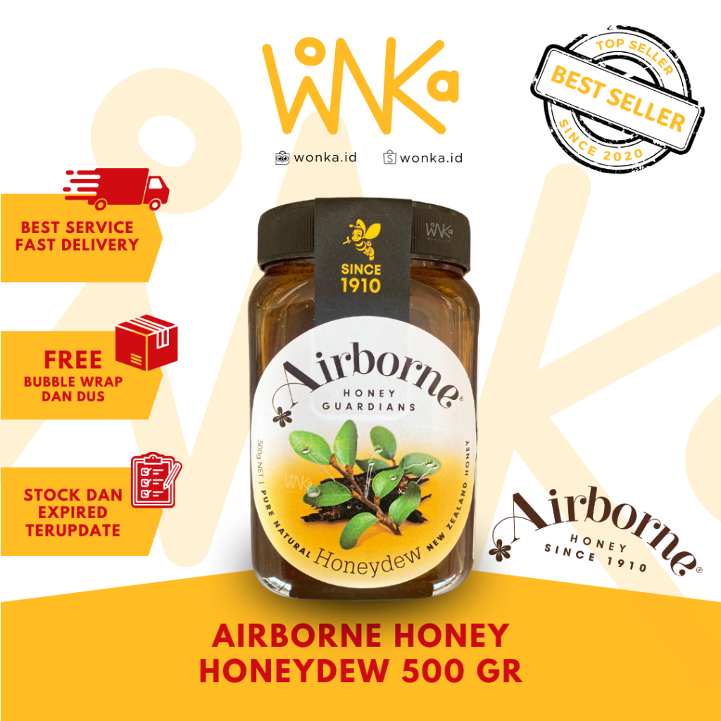 

Airborne - Madu Honeydew 500gr - New Zealand Natural Honey Since 1910