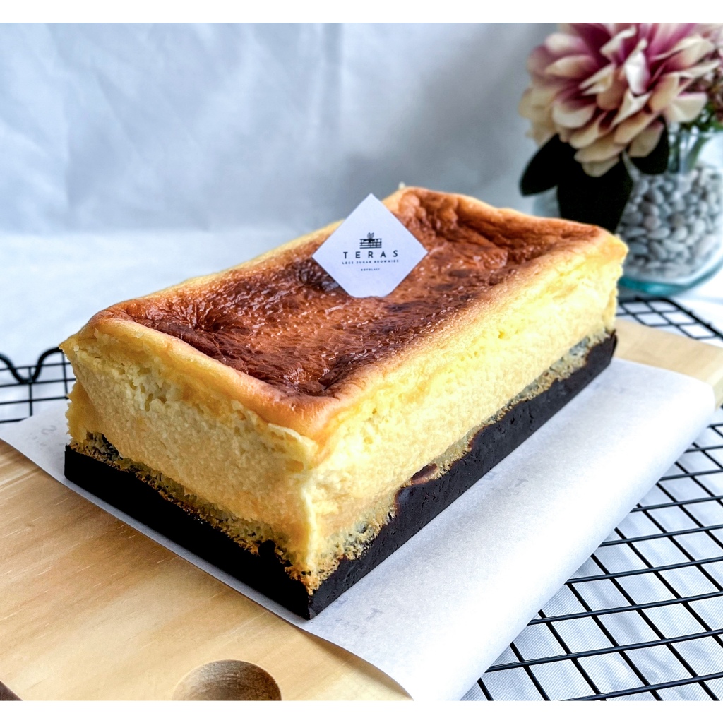 

TERAS Less Sugar Burnt CheeseCake Brownies